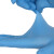 谐晟 一次性手套 非工业丁晴劳保橡胶手套 S码 紫蓝纯丁腈散装