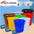 干湿过滤分离带滤网垃圾桶大号厨房厨余茶水茶叶沥水水桶篮桶 红色60K型+沥水篮