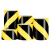 RFSZ 黑黄PVC警示胶带 无尘车间贴地标胶带无尘级塑料芯 50mm宽*33米
