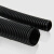 PE波纹管电线软管穿线黑色塑料电工套管聚螺纹管保护管可开口ONEVAN PE-AD21.2(100米)内径17mm