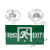 国标LED双头消防应急灯 照明灯多功能安全出口疏散指示应急灯定制 正向两用灯(非标)