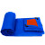BOSN  防雨篷布防晒加厚宽10米长12米蓝橘色两片装/包