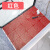 加厚厨房卫生间浴室PVC防水防滑垫脚垫可拼接镂空隔水垫工程地垫 红色 30厘米×30厘米