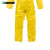 雷克兰 CT4SY428PS 凯麦斯4 Plus系列连体服 化学品防护 黄色 L码 1套【企业定制】