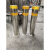 加厚不锈钢防撞柱挡车路桩可移动路障立柱钢管反光警示柱304材质 201材质(76管1.2厚)40高