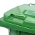 益美得 YY-240D 苏州款加厚大号分类垃圾桶 环卫物业学校户外带轮垃圾桶果皮箱 挂车款 240L绿色-可回收物