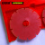 安赛瑞 货架物料计数磁性卡套 磁性标签卡货架标识牌 仓库磁扣计数牌（10个装）86×125mm 5位计数 红色 23742