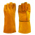 华特双层电焊手套棕黄色牛皮耐磨隔热阻燃 焊接作业防护 劳保用品