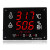 YHT大屏幕LED万年历电子钟客厅挂钟钟表温湿度显示器温湿度计显示屏 金属防尘探头 HEC658D
