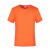 卡宝兰 棉T恤定制印logo毕业班服diy短袖广告衫同学聚会衣服订制印字 橙色 2XL 