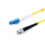华兴新锐(HUSHIN)电信级光纤跳线收发器尾纤单模单芯2.0-插芯UPC/PC-LC-ST-10米