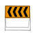 昊鹰 交通标志牌施工警示牌反光道路施工标志牌 反光警示牌 交通标志  向左箭头标