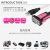 Z-TEK USB2.0转RS232通用串口线 ZE698 db9针转接线com转换器 DB9公头5米