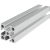 智恩国标工业铝型合计材2020T-4铝方管支架3D打印机铝合金型材20*20CH
