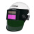 电焊防护面罩自动变光头戴式全脸轻便氩弧焊工专用眼镜面具焊帽子 白色/绿色屏