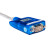 宇泰(UTEK)USB转RS232串口线转换器笔记本配置线9针com口转接线扫 UT-880 0.5m