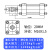 定制轻型液压油缸双向液压缸单向升降小型带磁性MOB32*50/40/100/ 50MM(缸径)*250