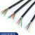 耐高温多芯电缆线软硅橡胶护套线电源线导线铜芯YGC5 8芯 0.5平方 6X1.5平方 外径12MM 10m