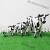 仿真模型奶牛动物摆件儿童玩偶玩具超市牧场场景装饰大小奶牛 1号奶牛+2号奶牛组合