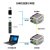 威普达 1/2/4/8路百兆千兆光端机网络双向RS485转光纤232/422光纤 工业级4路千兆网络+1路双向485