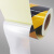 惠利得 地板工程交通警示线PET汽车贴广告标示警示胶带黑黄斜纹反光胶带 黄5.0cm*45.7米