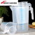 量杯带刻度量筒奶茶烘焙专用塑料测量桶厨房量筒1-2-3500ml 1000ml量杯