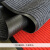 科力邦（Kelibang） 条纹复合地毯 可裁剪双条纹PVC复合防滑地垫 酒店地垫走廊防滑地毯0.9*10m KB1211酒红色