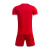 捍升运动套装 足球服定制套装运动背心男女透气速干训练队服 红色