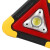 稳斯坦 W3006 太阳能充电警示灯 LED应急故障三角反光应急灯三角架灯一灯太阳能款小号