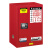 众御 ZOYET SC0012R 可燃液体防火安全柜 12加仑 红色 单门手动式
