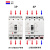 塑壳断路器RCM1三相四线3p4p空开塑料外壳式100a空气开关 125A 3P