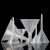 稳斯坦 WLL0048 塑料透明小漏斗 实验室三角漏斗 耐高温锥形漏斗 50mm（1个）