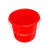 庄太太【21L无盖款】塑料手提水桶红色大小水桶带盖子耐摔