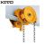 KITO TSG015 手拉链小车镀锌手拉链强耐腐蚀轻量耐久1.5t/2.5m 1台装