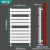 欧比亚小背篓暖气片家用水暖卫生间厨房自采暖铜铝散热器壁挂式平板样式 亮白色高80*45cm中心距