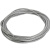 得豫工品 镀锌钢丝绳 银白色 防锈镀锌钢丝绳 十米价 单位：卷  镀锌2mm 