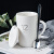 瓷魂 马克杯陶瓷杯子咖啡杯情侣茶杯男女大容量390ml 白色12oz可定制