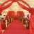 洛楚（Luxchic）一次性红地毯结婚展会迎宾楼梯地毯开业活动庆典婚礼拉绒地毯 5mm厚1.5米宽*10米长/卷