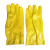 春蕾CL-001工业棉毛浸塑手套 短款28CM 4双耐油耐酸碱劳保手套