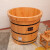 汉武大帝 /香柏木桶浴桶通用圆形木桶 加厚成人儿童泡澡桶洗澡盆实木桶 外直径70cm×62cm-标配