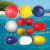海洋航道大浮标球河道湖泊浮球浮漂安全警示标志水位渔网塑料浮球憬芊 直径40厘米串心红色 其他