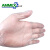 爱马斯一次性丁腈手套清洁加厚耐用蓝色实验室工业防护手套 透明PVC手套（100只/盒） S