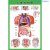 LNGA LANDGRE人体解剖彩色学骨骼结构图神经肌肉五脏六腑淋巴示意解刨器官挂图 人体内脏解剖图 40*60厘米=24寸  可移除背胶(易清理不留残