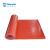 Raxwell高压绝缘地垫 配电房安全绝缘橡胶垫15KV 红色6mm光面平面 (1*1m)/卷 RJMI0022