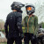 杜汉（DUHAN）摩托车护甲衣机车服防摔护具夏季网眼透气男女款气流骑行服软甲衣 女款橄榄绿护甲衣（五块护具） XL