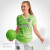 ORKY 沃恺 女定制训练服短袖足球服套装球衣修身夏季比赛亲子装 绿色单上衣（3套起订） 2XS