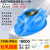 藏郡空调安全帽风扇帽工地工程帽太阳能充电蓝牙建筑带LED头灯施工帽 （简约款）双风扇+蓝16000毫安