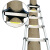 舤越 电力辅材加厚铝合金伸缩直梯-13级  FEJ1300 用于爬高的配件 带电杆防滑脚垫