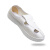 上柯 B3370 SPU底白皮革防静电鞋 无尘洁净电子实验室工作鞋 白皮革四孔鞋 35码 (225mm)