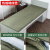 安达通 户外应急床垫枕头热熔棉花被内务被子褐绿色棉被 0.9m床热熔被加棉花床垫加枕头
